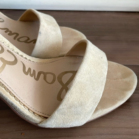 Sam Edelman Suede Ankle Strap Heels - Picture 9 of 11